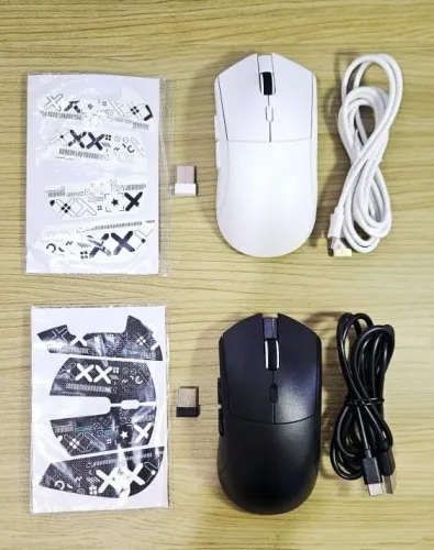 Mouse Tri Mode Paw3311 sem fio Smailwolf RS7 -