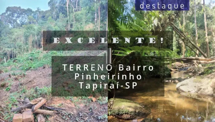 TERRENO PARA VENDA EM TAPIRAÍ SP