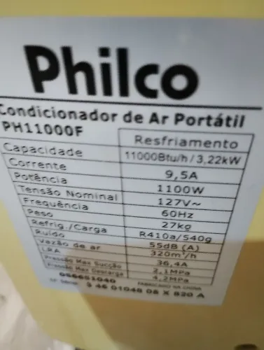 Vendo ar condicionado portátil 127 volts phico *10