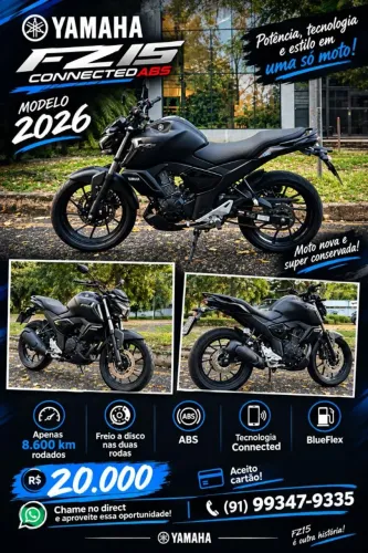 Oportunidade imperdível FZ15 Modelo 2026
