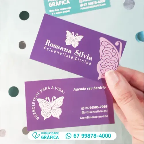 Cartão de visita personalizado