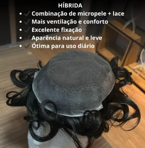 PRÓTESES CAPILARES MICROPELE E HÍBRIDA