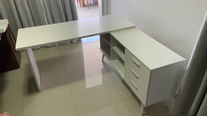Mesa de escritório escrivaninha em L