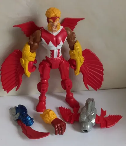 Boneco Marvel Super Hero Mashers Battle Falcon A7707 Hasbro 