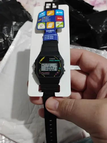 Relógio Casio f91w PAC MAN