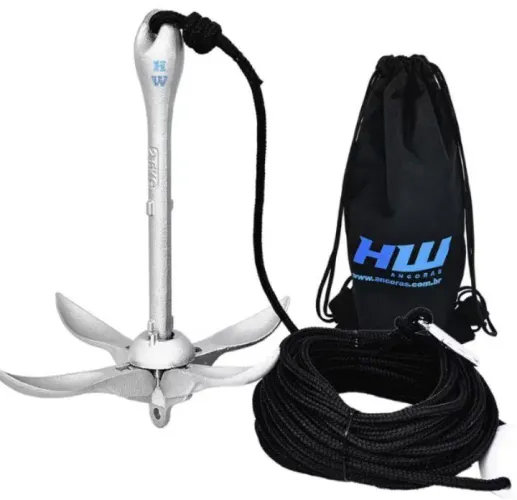 Kit âncora para jet ski caiaque e pequenas embarcações 