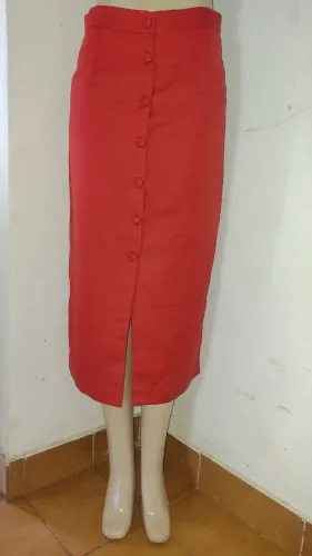 SAIA MIDI - CREPE SEMINOVA - Tamanho M