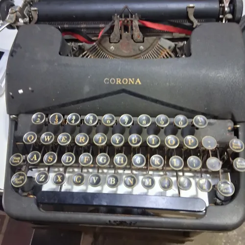 Corona Standard máquina de escrever antiga
