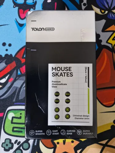 feet de vidro para mouse talongames glass nunca usado