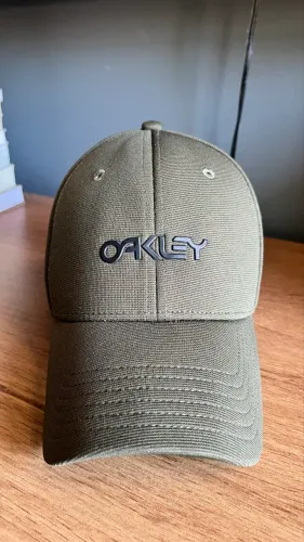 Boné Oakley 6 Panel Stretch Metallic L/XL Original Verde