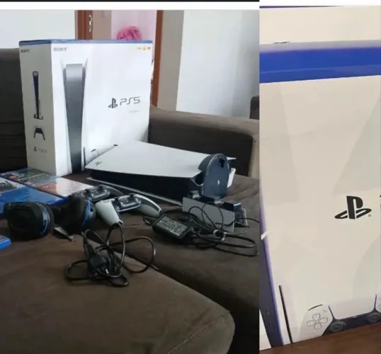 Ps5 2 controles semi novo motivo da venda tenho interesse em pega um outro modelo