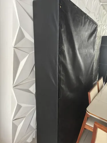 Base para cama de casal Sommier Cori Black