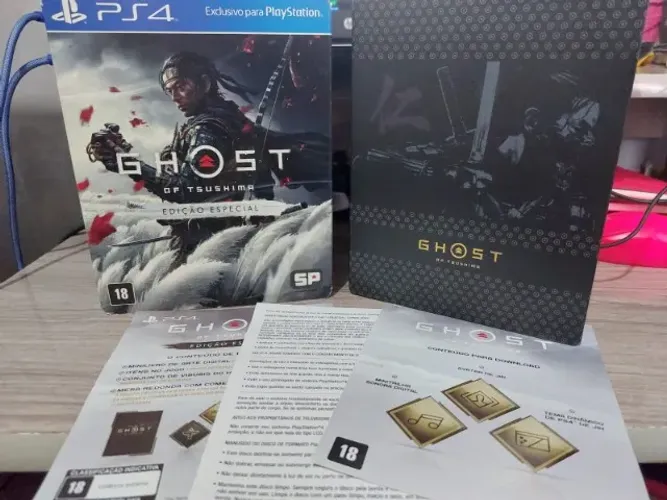 Ghost of Tsushima Ed. Colecionador Steelbook