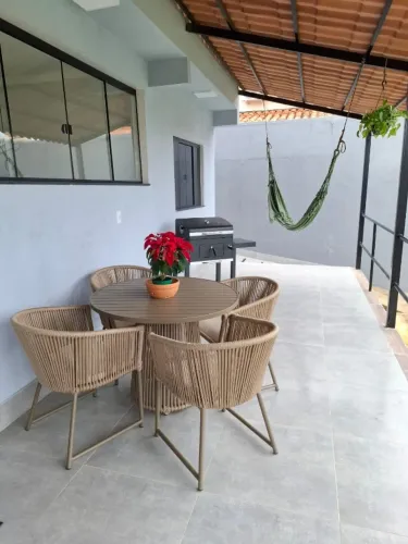 MESA PARA VARANDA EM CORDA NÁUTICA