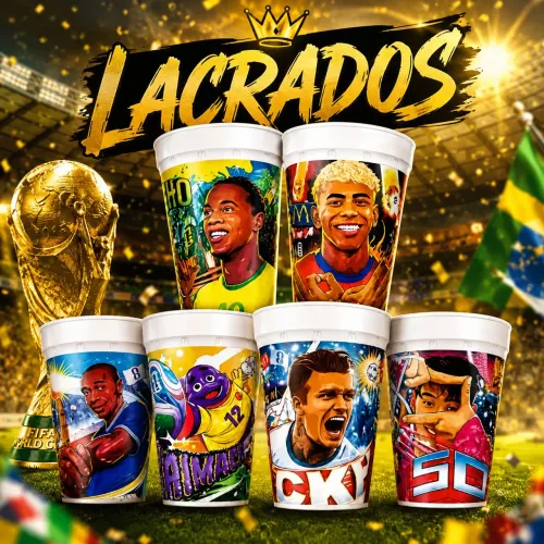 Copos colecionáveis da copa do mundo McDonald's - Todos lacrados no pacote