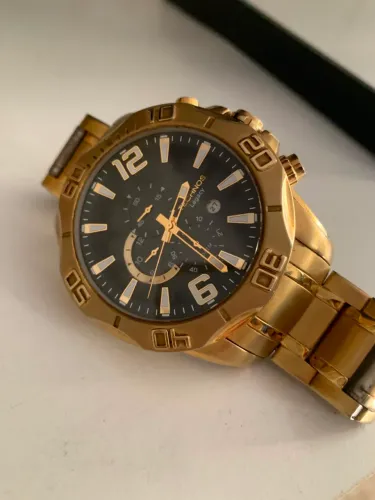 Relógio Technos Legacy Dourado - Impecável e Elegante