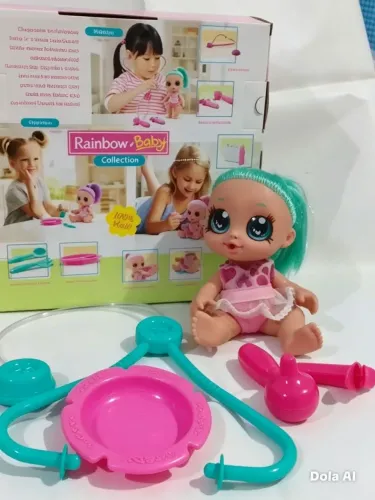 Boneca Rainbow Baby Coleção Médica - COMPLETA + Caixa Original