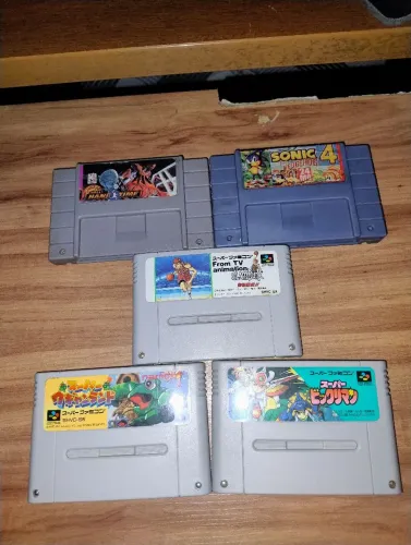 Lote cartuchos Snes e super famicom original