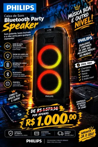 CAIXA DE SOM PHILIPS