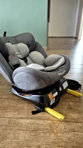 Cadeirinha Cadeira Bebê I Size Isofix Reclinável Gira 360 Fisher Price