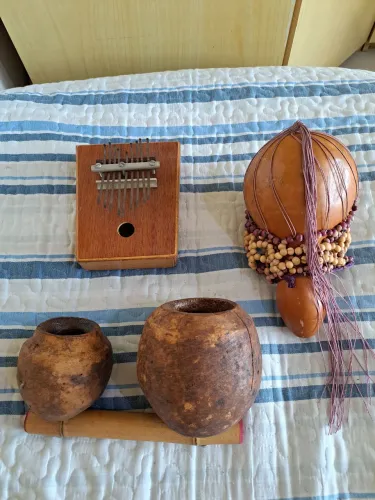 Lote de instrumentos musicais