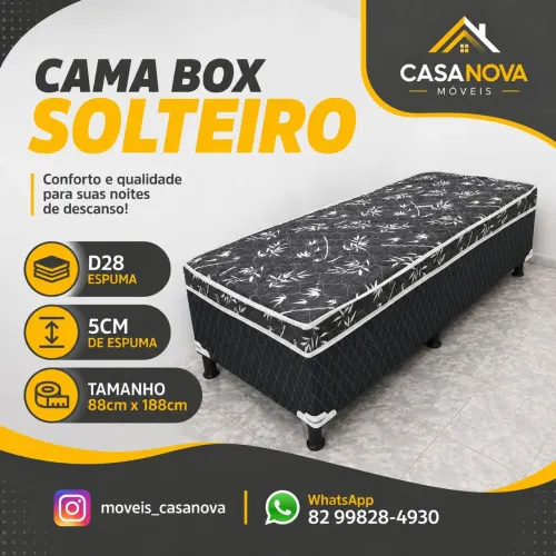 Cama Box Solteiro