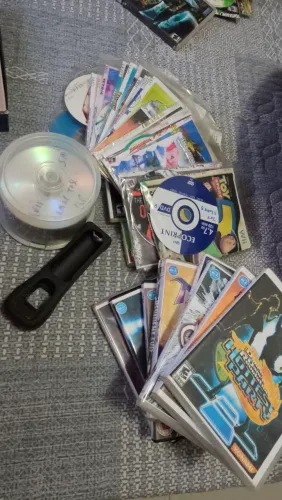Vários jogos wii/cube mais borracha controle. 