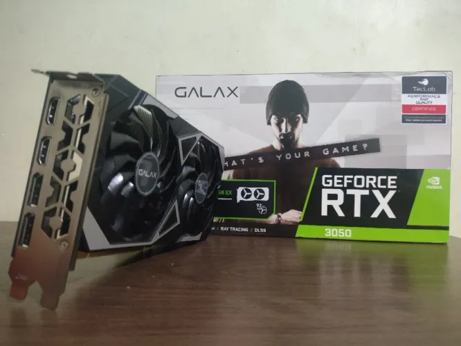 Placa De Vídeo Galax Rtx 3050 Ex 6gb Gddr6