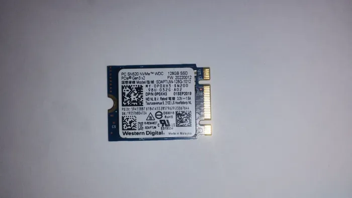 Kit SSD NVME M2 2280 e adaptador 128gb wdgreen original 
