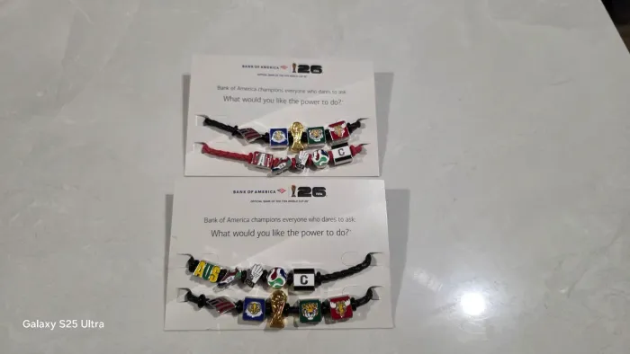 Pulseira copa do mundo