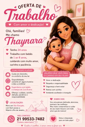 Precisando de babá ? 