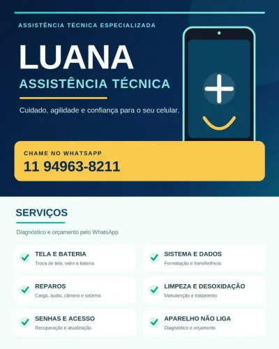 O conserto de celulares que vai até vc