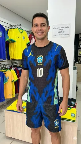 Camisa azul da seleção