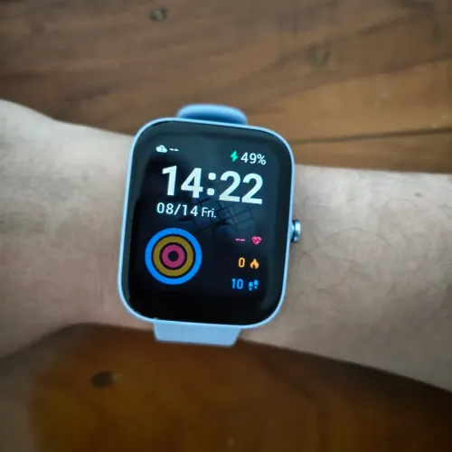 Amazfit bip 3 azul claro