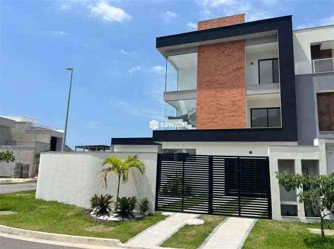 Magnifica e moderna casa contemporânea com RGI - Vargem Pequena.