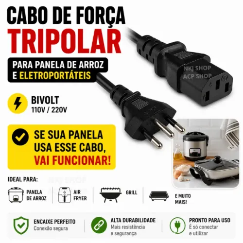 Cabo de força para Panela de Arroz