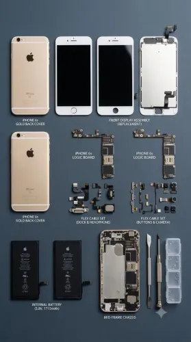 Lote 2 iPhones (Sucata / Retirada de Peças / Assistência Técnica)