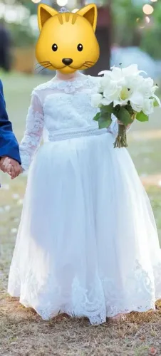 Vestido de noivinha/daminha/formatura.
