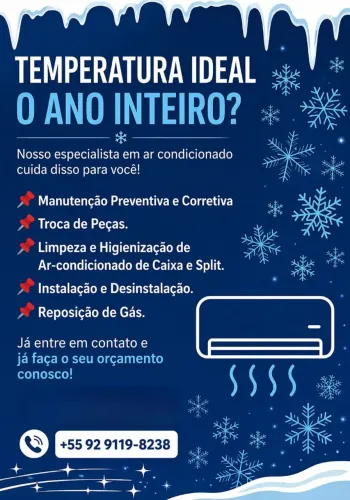 Limpeza de ar-condicionado (Split e caixa)