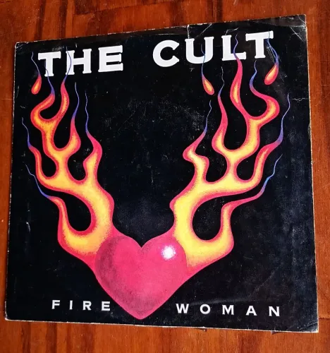 Vinil The Cult - Fire Woman Compacto 7 polegadas c/ 2 músicas Importado excelente estado
