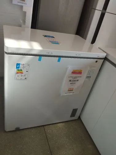Freezer horizontal 200L.220v.Novo Barato 