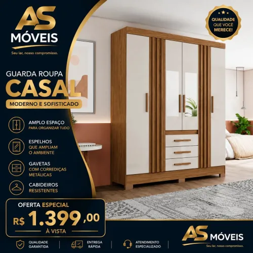 guarda roupa casal 