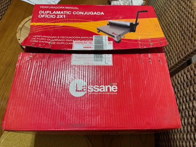 Encadernadora manual 2x1 lassane