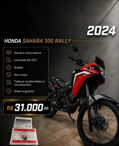 Vendo linda Honda sahara 300 rally