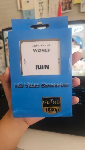 Mini Adaptador HDMI para Rca Conversor Full HD