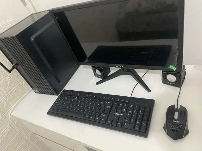PC Completo com SSD de 480GB + 16GB RAM + Monitor Ultra 21.5" + Wi-Fi + Periféricos.
