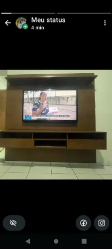 Painel de tv grande sem defeitos
