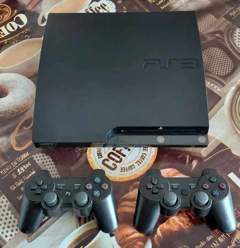 Playstation 3 Slim + 25 Jogos