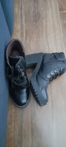 Botas N36 coturno salto bloco