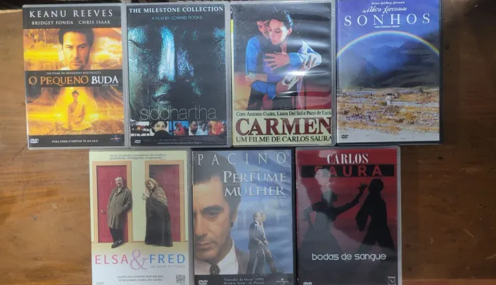 Vendo lote com 7 dvds